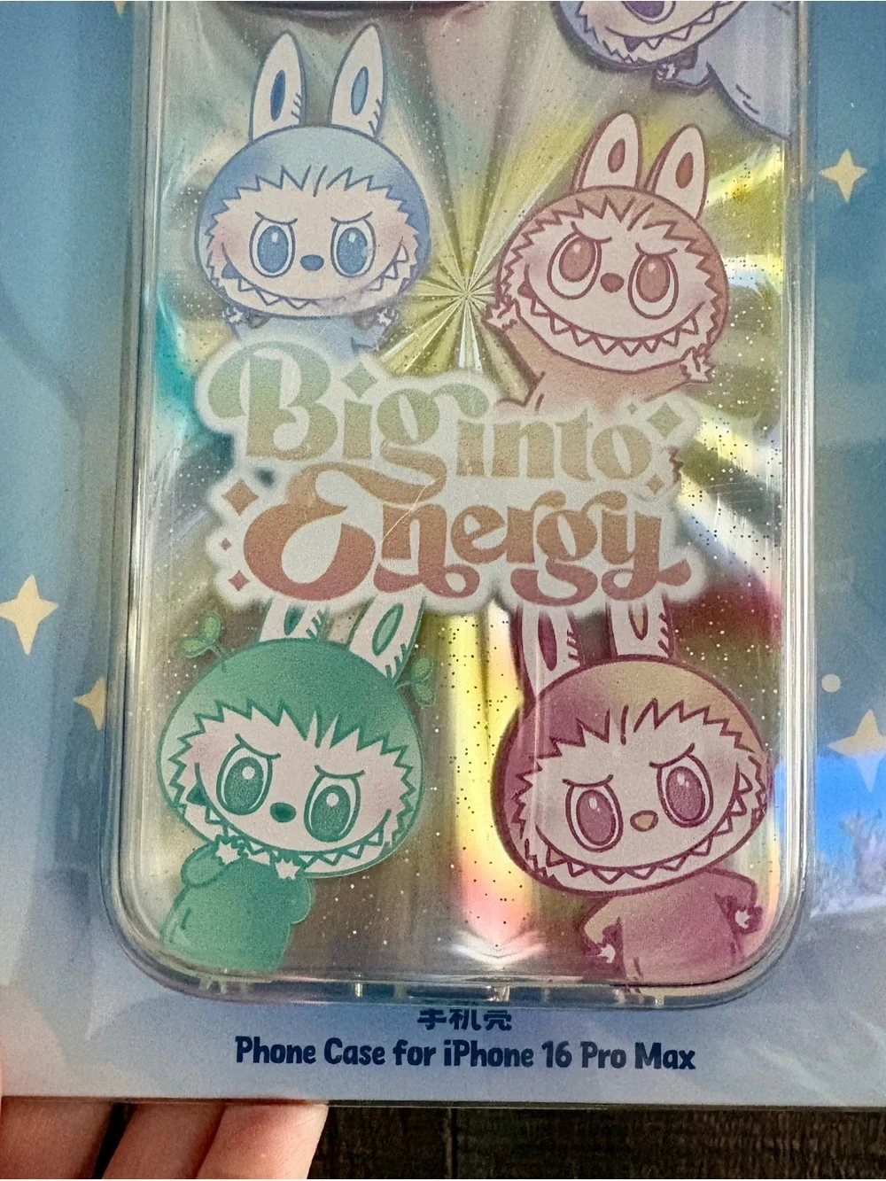 POP MART The Monsters Labubu Big Into Energy Phone Case: iPhone 16 Pro Max BNIP